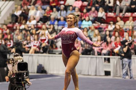 Alabama gymnastics - Jan 26, 2024 · The No. 6 Alabama Crimson Tide went into Gainesville on Friday night and defeated the No. 8 Florida Gators by a razor-thin margin.. The Crimson Tide was boosted by a 10 from Lilly Hudson on the ... 